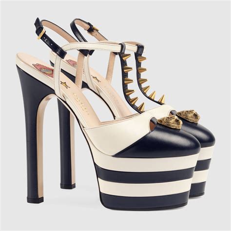 gucci platform high heels|Gucci platform block heels.